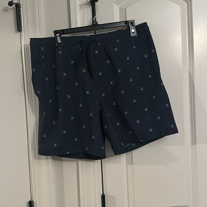 Avid Navy Swim Trunks